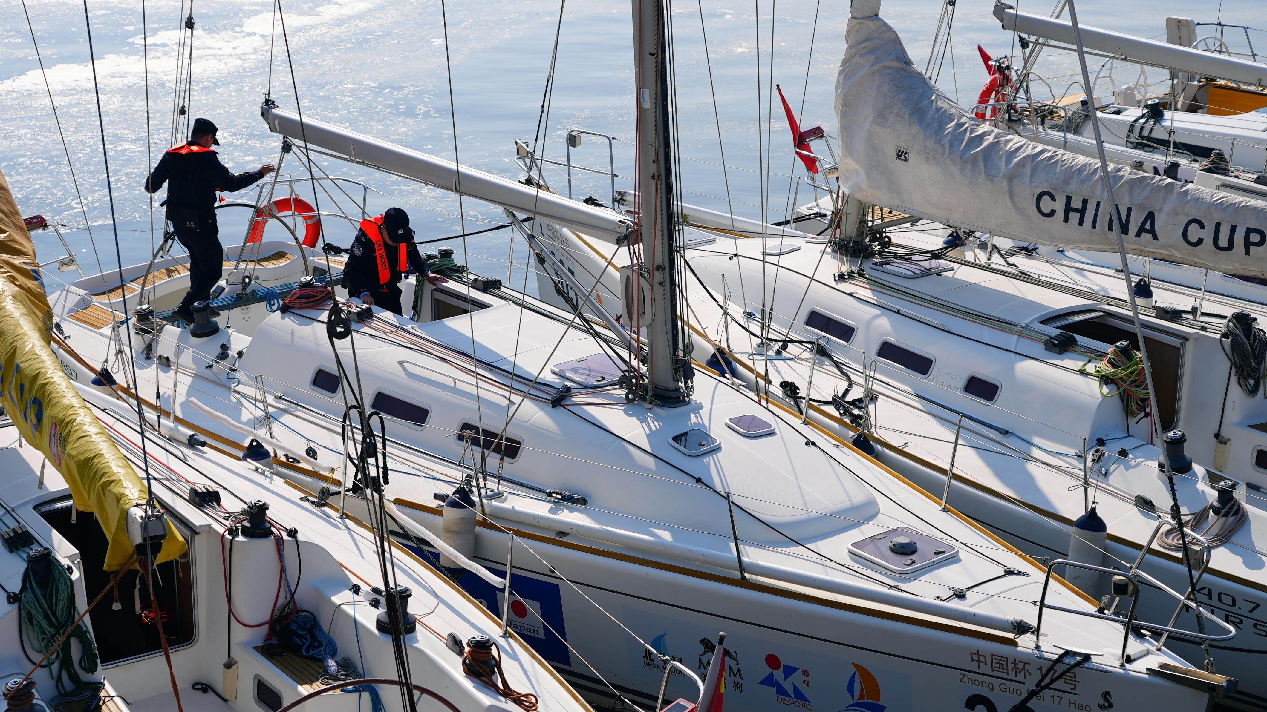 丹麦队在帆船比赛中脱颖而出 丹麦队在帆船比赛中脱颖而出