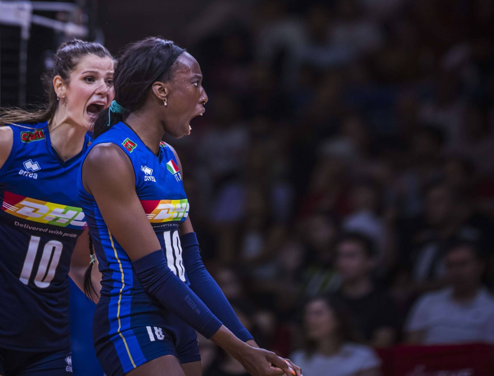 意大利击败巴西获得排球冠军